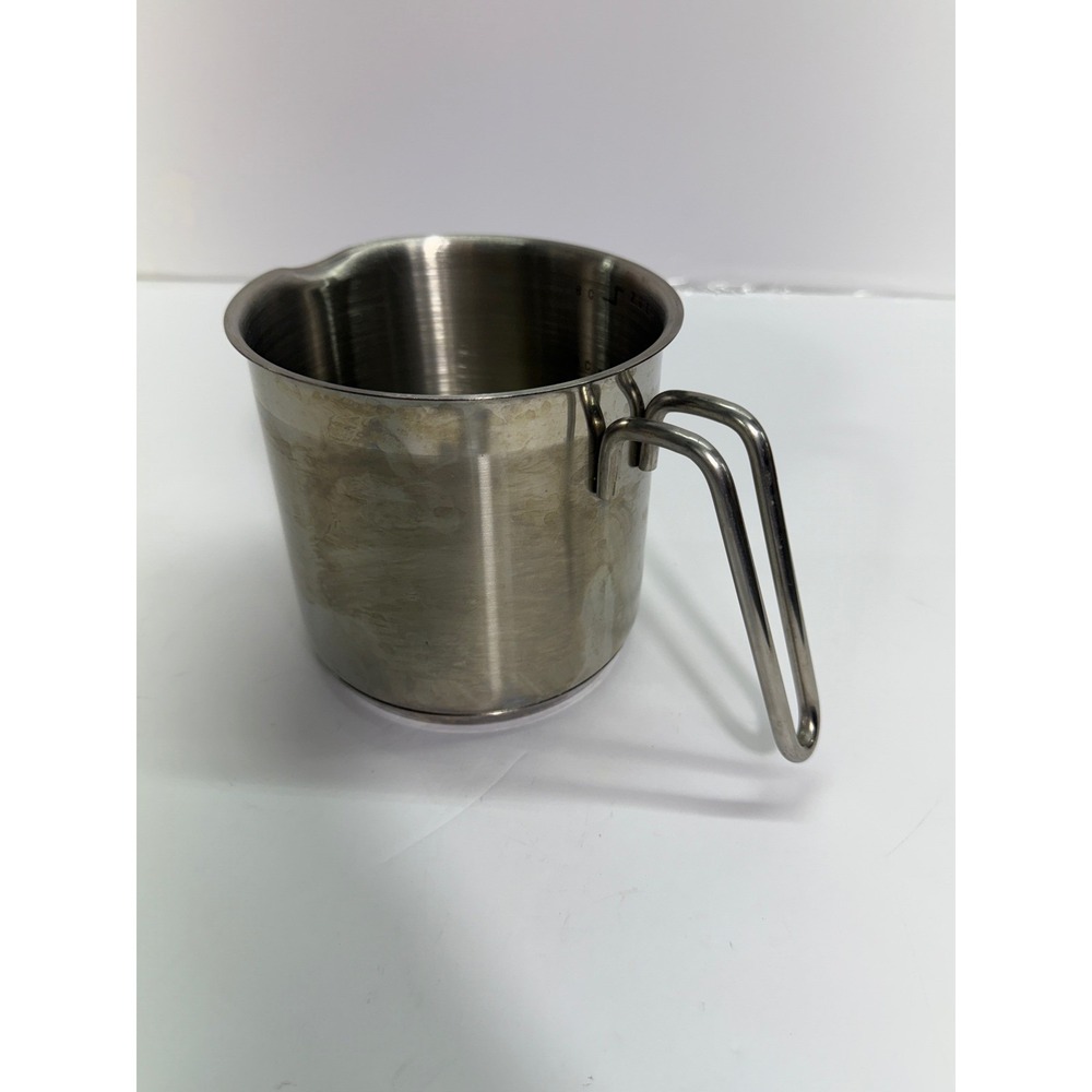 Epicure Stainless Steel 8 Cup 2 Liter Measuring Pitcher with Pour Spout Handle